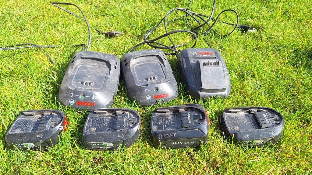 Bosch acculaders en accu's, Ophalen, Boor- en Schroefmachine