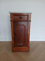 Leuk vintage kastje met marmer blad, Ophalen, Minder dan 45 cm, Zo goed als nieuw, 70 cm of meer