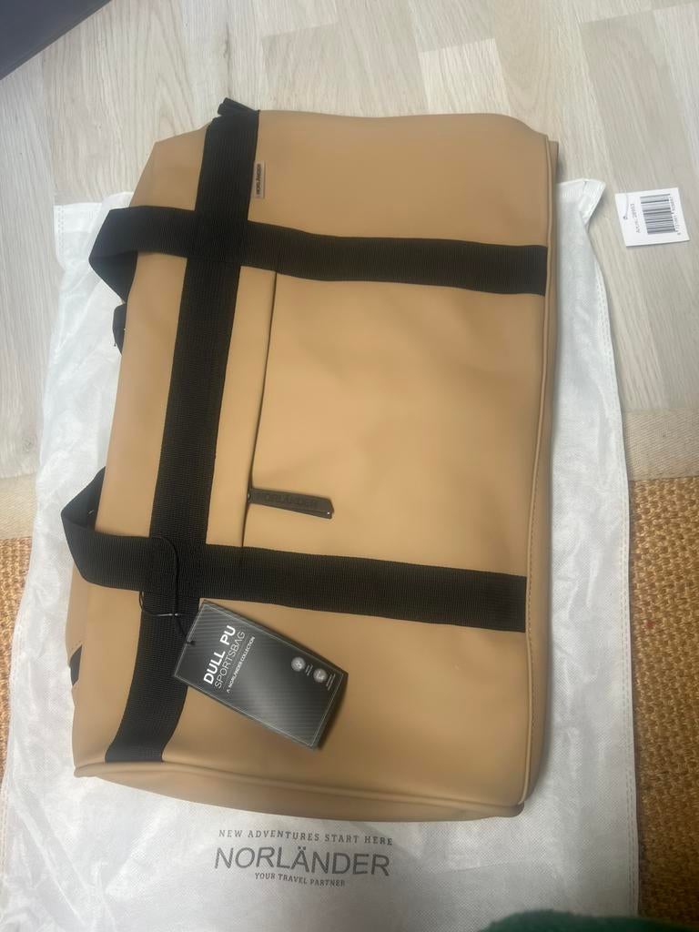 28953 – NORLÄNDER DULL PU SPORTTAS 2.0 BRUIN, 40 tot 60 cm, 20 tot 30 cm, Bruin, Nieuw