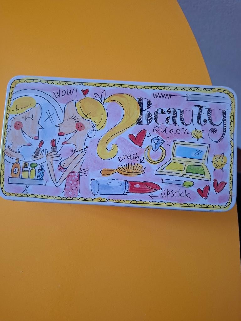Blond Amsterdam Blik voor Make-up spullen, Minder dan 50 cm, Overige typen, Ophalen of Verzenden, Zo goed als nieuw