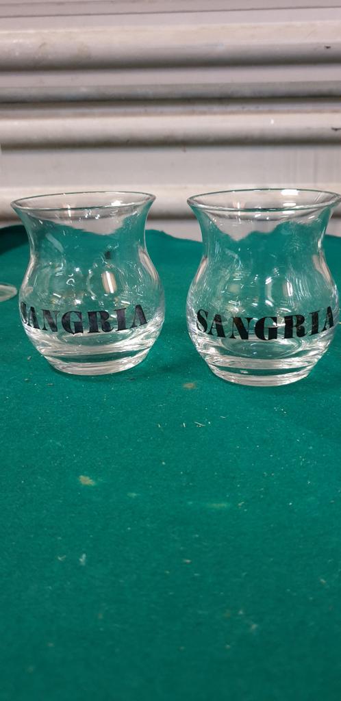 sangria glazen 2 stuks, Ophalen of Verzenden, 'T Olde Gre-j, Info@toldegrej.nl, Endepoelstraat 20f Didam