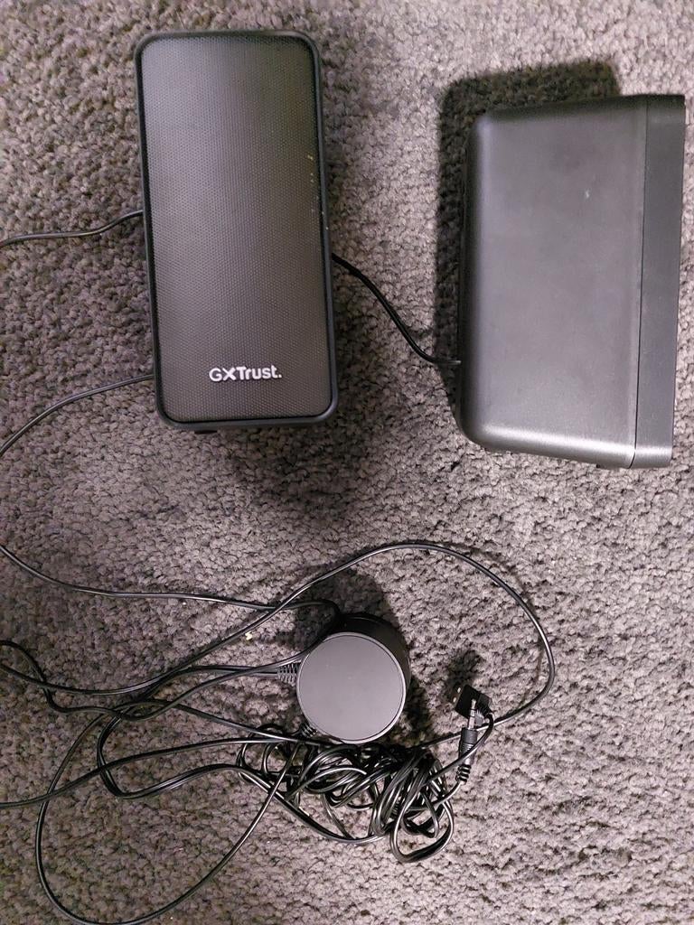 Trust Boxen met Licht, Audio, Tv en Foto, Luidsprekers, Gebruikt, Front, Rear of Stereo speakers, Minder dan 60 watt, Overige merken