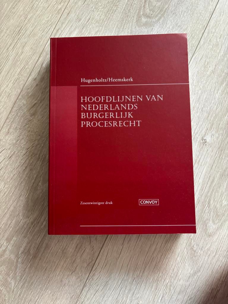 Hoofdlijnen van Nederlands Burgerlijk Procesrecht druk 26, Boeken, Ophalen of Verzenden, Gamma, Nieuw, WO