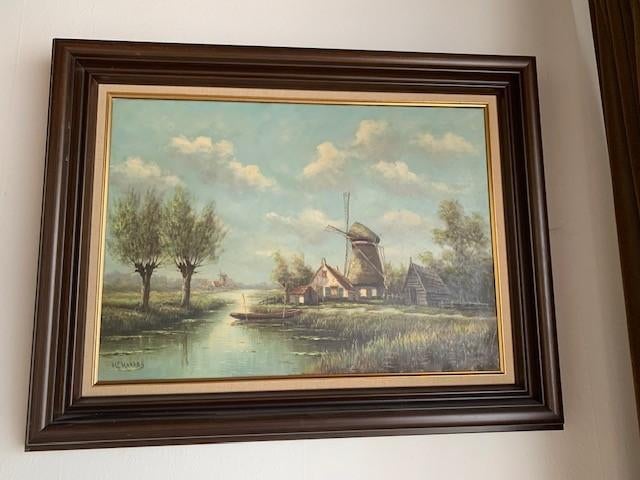 Schilderij van HC Hokken, Ophalen