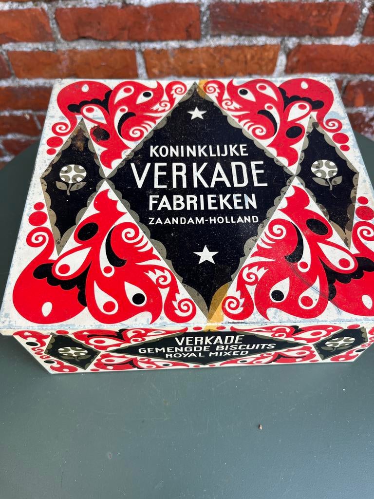 Verkade koektrommel, Ophalen, Zo goed als nieuw, Koek(jes), Verkade