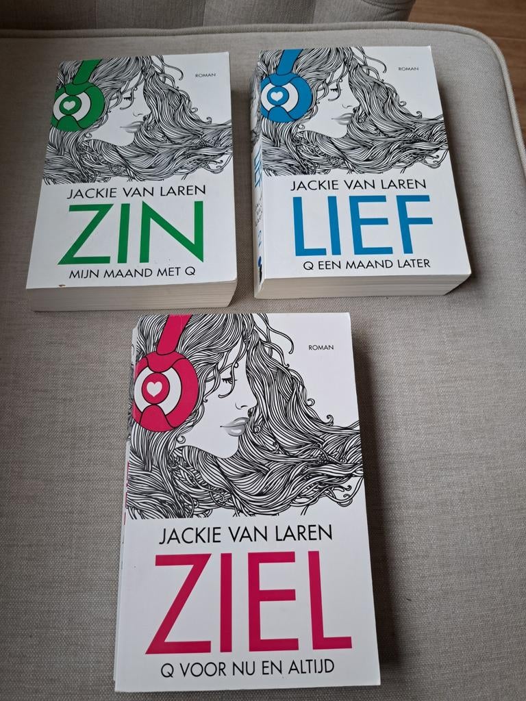Jackie van Laren - ZIN, LIEF, ZIEL (3-delige serie), Boeken, Ophalen of Verzenden, Zo goed als nieuw, Jackie van Laren, Nederland