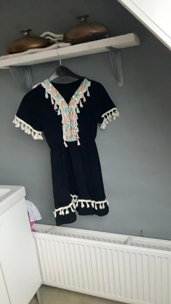 Ibia jurkje 140:, Ophalen of Verzenden, Zo goed als nieuw, Meisje, Jurk of Rok