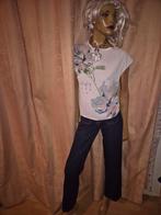 Donkerblauwe spijkerbroek van vila maat EU 34, Blauw, Vila, Ophalen of Verzenden, Zo goed als nieuw