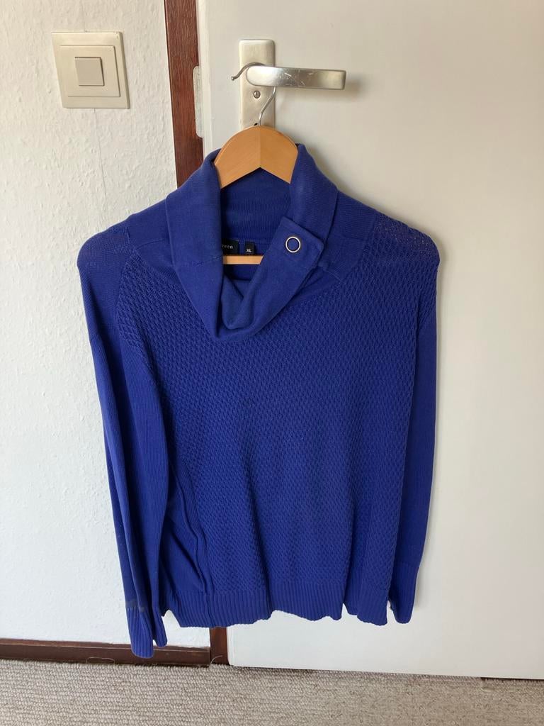 Witteveen trui, blauw, maat XL, Kleding | Dames, Truien en Vesten, Ophalen, Gedragen, Maat 46/48 (XL) of groter, Blauw