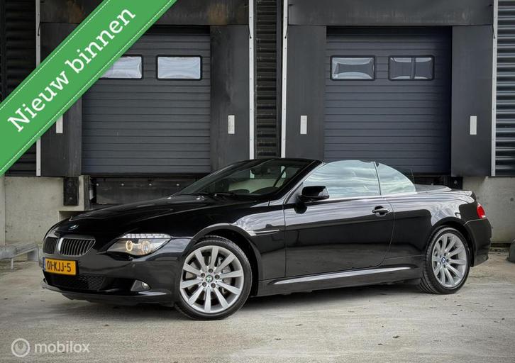 BMW 6-serie Cabrio 650i High Executive|Topstaat!|, Auto's, BMW, Bedrijf, Te koop, 6-Serie, ABS, Airbags, Airconditioning, Alarm