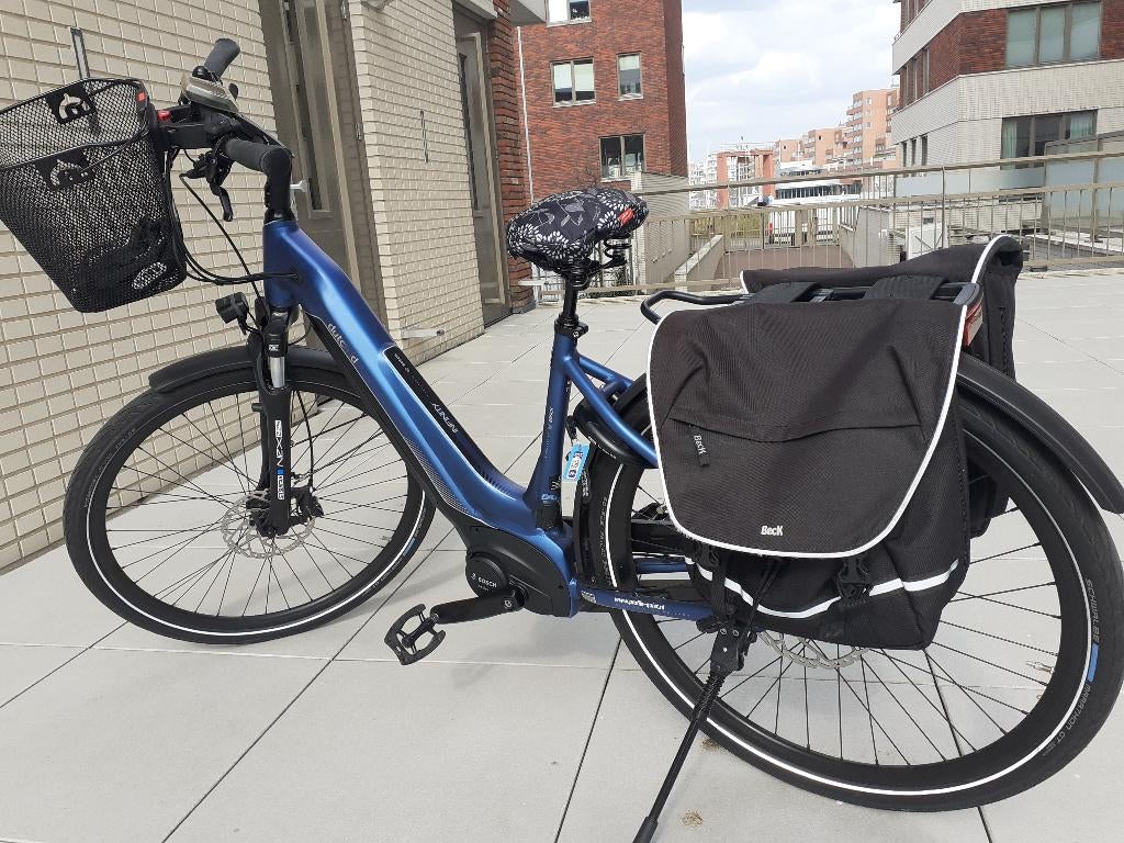 Dutch ID Infinity - matte dark blue (met maar 1488 km), Zo goed als nieuw, 51 tot 55 cm, 50 km per accu of meer, Ophalen