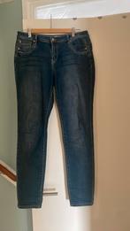 KEURIGE “RED BUTTON” SPIJKERBROEK MAAT 42, Ophalen of Verzenden, Zo goed als nieuw, Blauw, W33 - W36 (confectie 42/44)