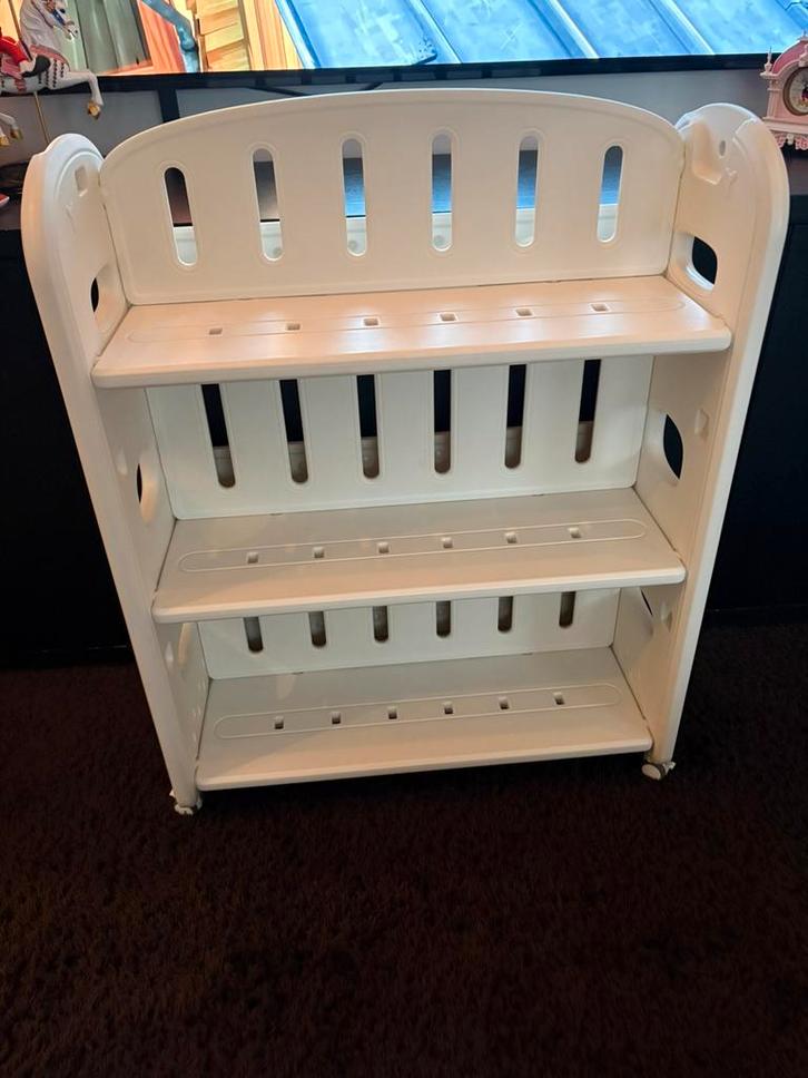 Kunstof speelgoed opbergkast met boekenrek, Kinderen en Baby's, Kinderkamer | Inrichting en Decoratie, Zo goed als nieuw, Overige typen