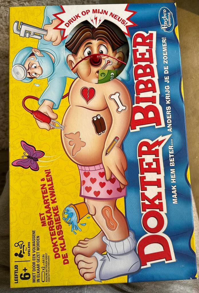 Dokter Bibber spel - Compleet en in goede staat, Een of twee spelers, Ophalen, Zo goed als nieuw