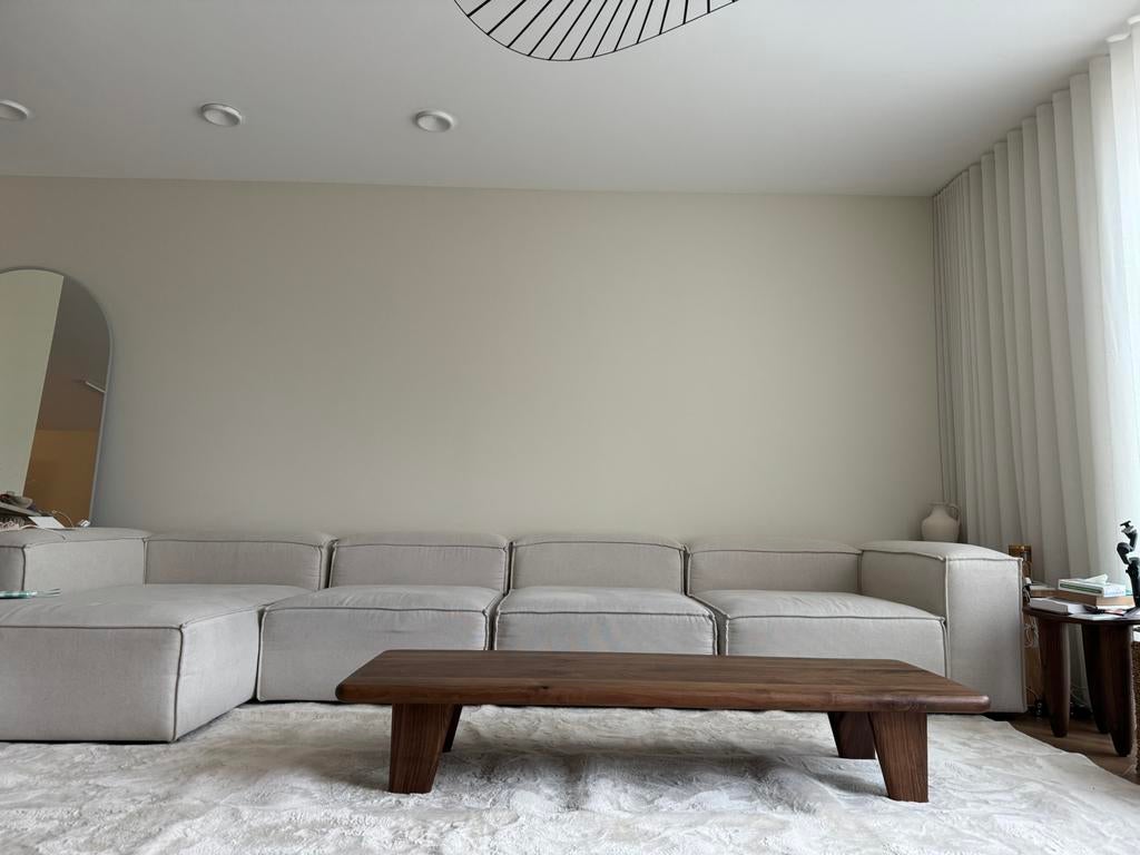 Custom made japandi tafel, Huis en Inrichting, Tafels | Salontafels, Zo goed als nieuw, Minder dan 50 cm, Rechthoekig, 50 tot 100 cm