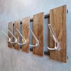 Vintage kapstok jaren 60 teakhouten wandkapstok, Verzenden, Huis en Inrichting