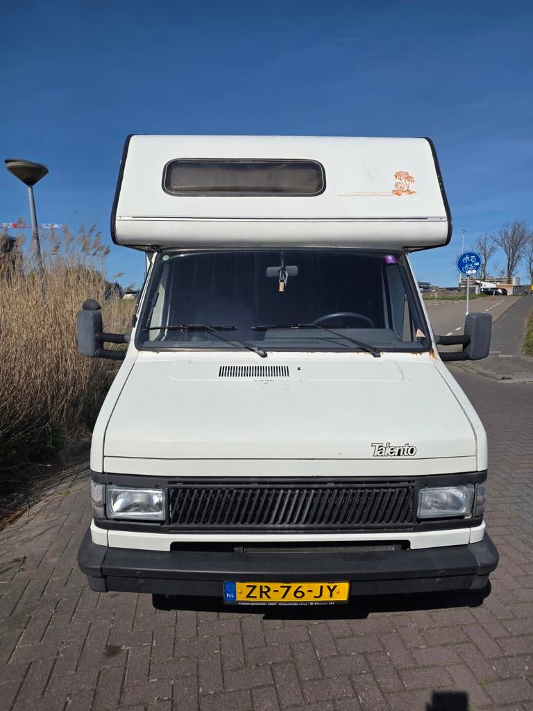 Fiat Heku camper 1991, 190.000km, 70pk, Caravans en Kamperen, Ringverwarming, Fiat, Fietsendrager, Particulier