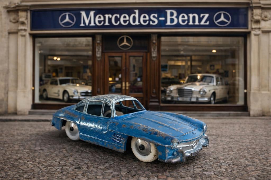 Mercedes 300SL, Ophalen of Verzenden, Auto, Dinky Toys