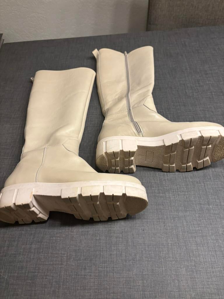 Mooie hoge leren  laarzen van Sacha in maat 41, Hoge laarzen, Overige kleuren, Ophalen of Verzenden, Zo goed als nieuw