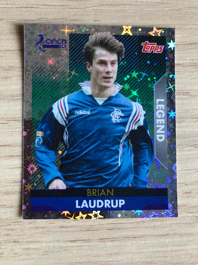 Brian Laudrup Topps SPFL Legend Voetbalkaart, Ophalen of Verzenden, Zo goed als nieuw, Buitenlandse clubs, Spelerskaart
