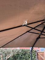 Zweefparasol 2,70 x 2,70 meter met voet en hoes, Ophalen, Gebruikt, 2 tot 3 meter, Zweefparasol