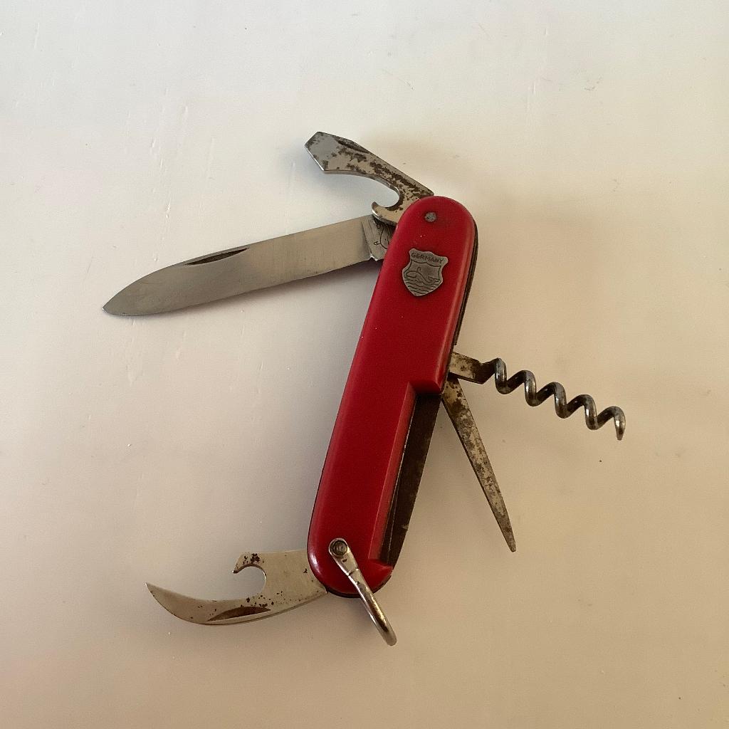 Vintage RICHARTZ Solingen zakmes mes multitool Walvis mesje, Ophalen of Verzenden, Gebruikt