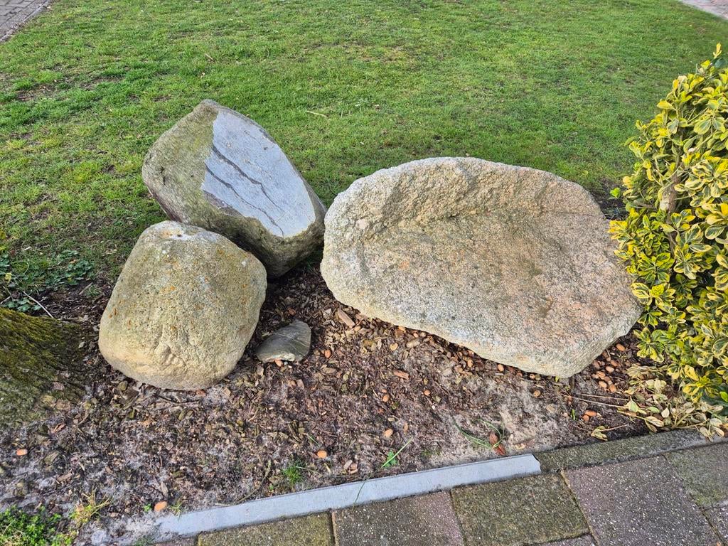 Gratis zwerf keien, Tuin en Terras, Grind, Keien en Split, Ophalen, Gebruikt, Grijs, Kei