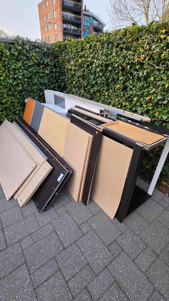 Spaanplaat / Meubelplaat gratis afhalen, Ophalen, Gebruikt, Minder dan 25 mm, Overige typen
