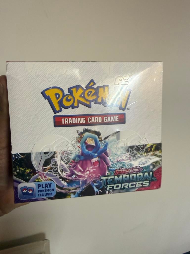 Pokémon TCG: Scarlet & Violet Temporal Forces Booster Box, Ophalen of Verzenden, Nieuw, Boosterbox