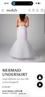 AMIXI Mermaid Hoepel Onderrok Trouwjurk - Maat 36, Ophalen of Verzenden, Nieuw, Wit, Accessoires
