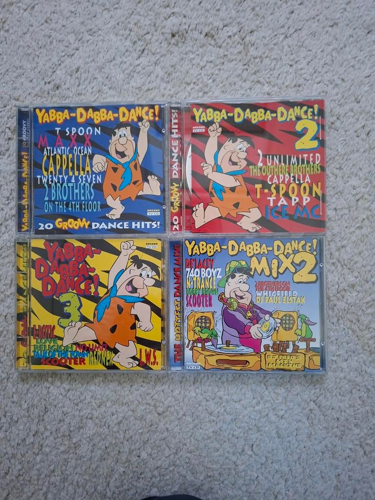 Yabba-Dabba-Dance! Deel 1, 2, 3 + Mix 2 CD Boxset, Ophalen of Verzenden, Gebruikt, Dance Populair, Boxset