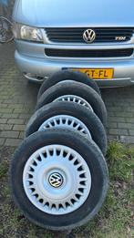 Set stalen velgen + zomerbanden VW T4 California, Auto-onderdelen, Banden en Velgen, Ophalen, 15 inch, Onbekend, 205 mm