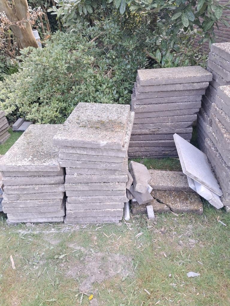 Gratis grindtegels, Tuin en Terras, Tegels en Klinkers, Ophalen, Gebruikt, Grind, Terrastegels