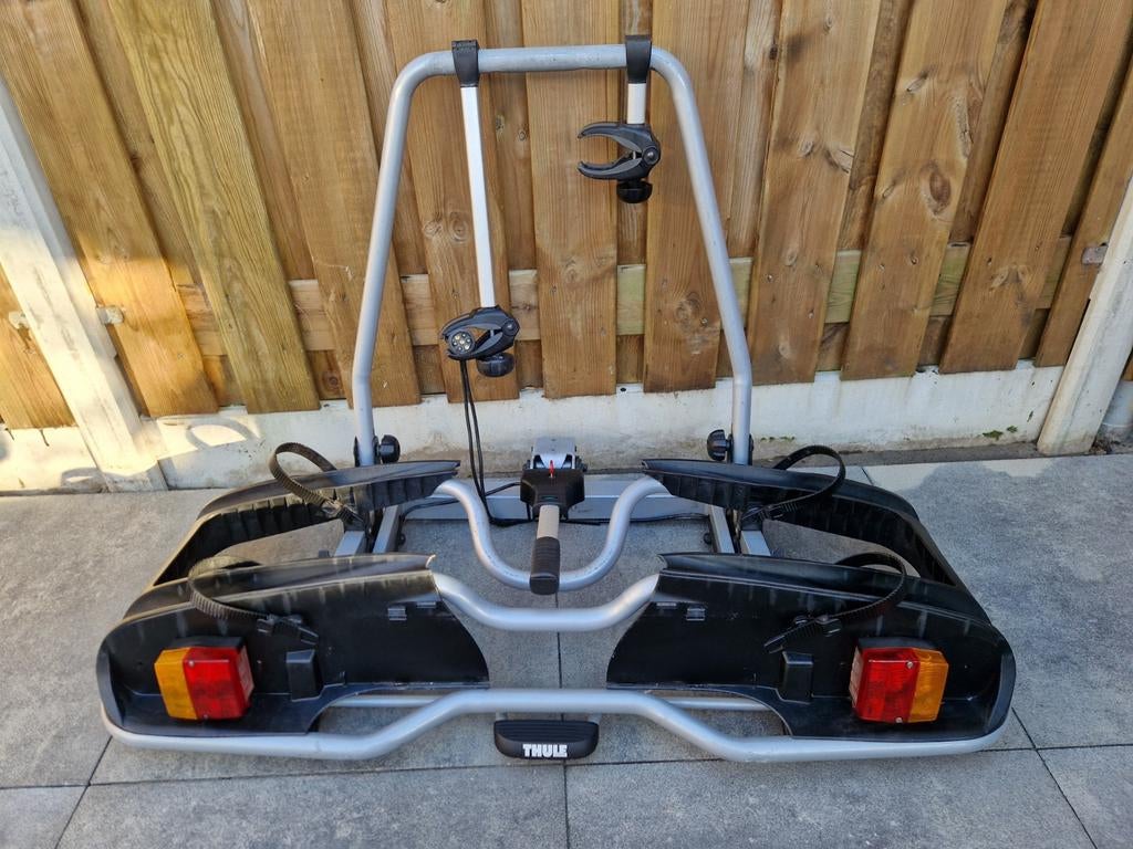 Fietsendrager Thule EuroPower 916 kantelbaar tot 60kg, Ophalen, Zo goed als nieuw, Trekhaakdrager