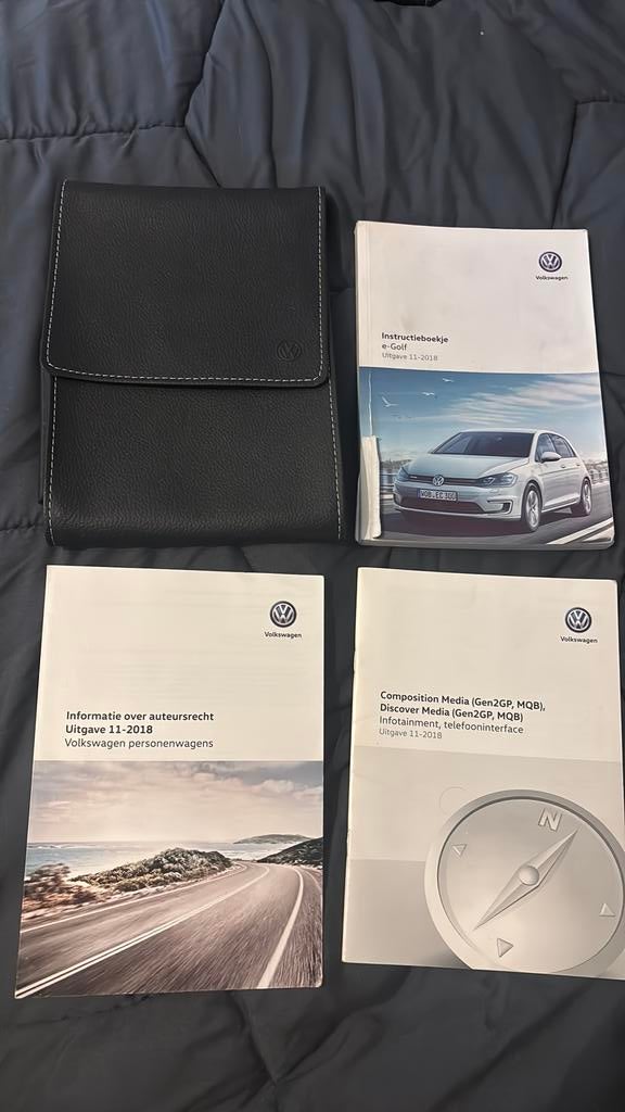 Vw e-Golf instructieboekje compleet met mapje, Verzenden