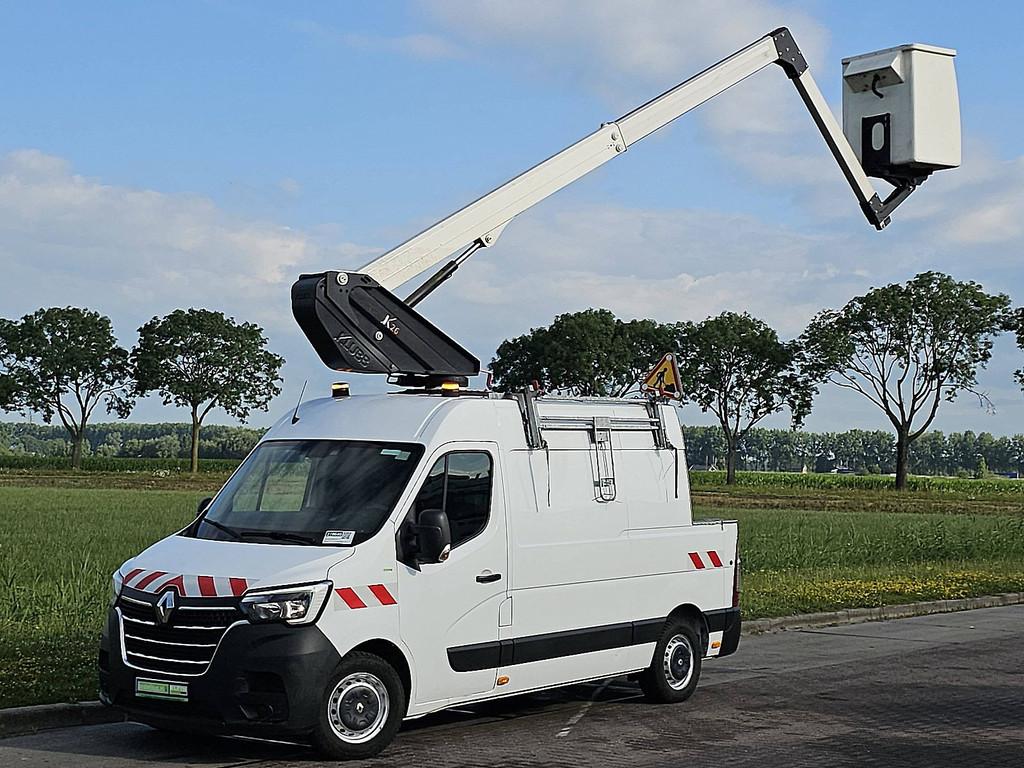 Renault Master 2.3 L2H2 Hoogwerker 10.5M- 12Meter-Werkhoogte, Auto's, Bestelauto's, Stof, Gebruikt, 4 cilinders, Renault