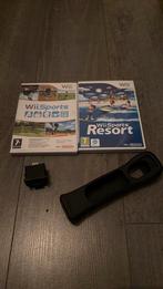 Wii sports en wii sports resort hardcase met handleiding, Spelcomputers en Games, Games | Nintendo Wii, Eén computer, Ophalen of Verzenden