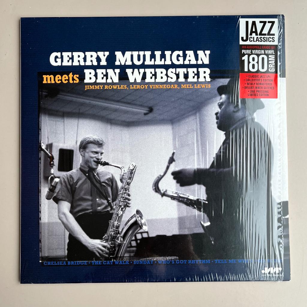 Gerry Mulligan meets Ben Webster JWR reissue, 1960 tot 1980, Ophalen of Verzenden, Zo goed als nieuw, 12 inch