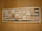 Houten blokken - blank hout - blokjes van 7,5 x 2,5 x 1 cm, Ophalen of Verzenden, Zo goed als nieuw, Overige typen