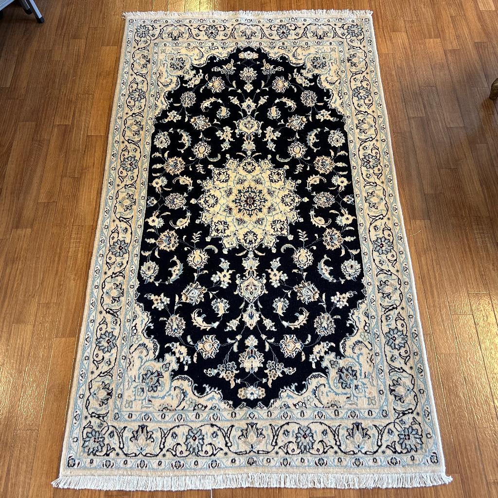 Trendy Origineel Perzisch tapijt -Nain 216 x 122 cm, TTM Wonen, Meubels – (Perzische) Tapijten en Woonaccessoires, 100 tot 150 cm