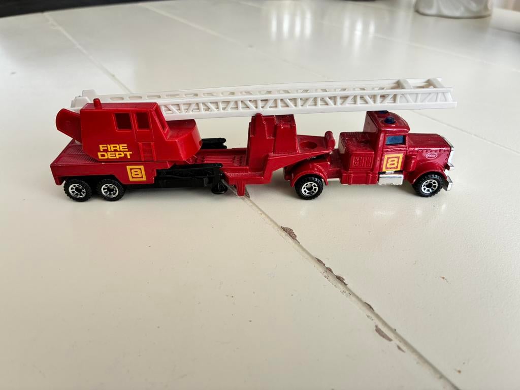 Matchbox Convoy Peterbilt Ladderwagen, Ophalen of Verzenden, Zo goed als nieuw, Auto