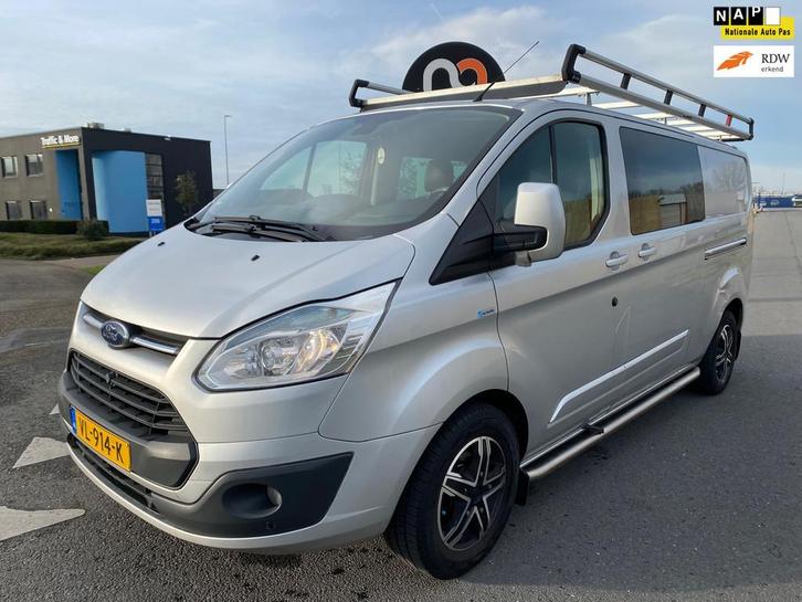Ford Transit Custom 2015 * 290 2.2 TDCI L2H1 Limited DC * EU, Auto's, Bestelauto's, Bedrijf, Te koop, ABS, Airbags, Airconditioning