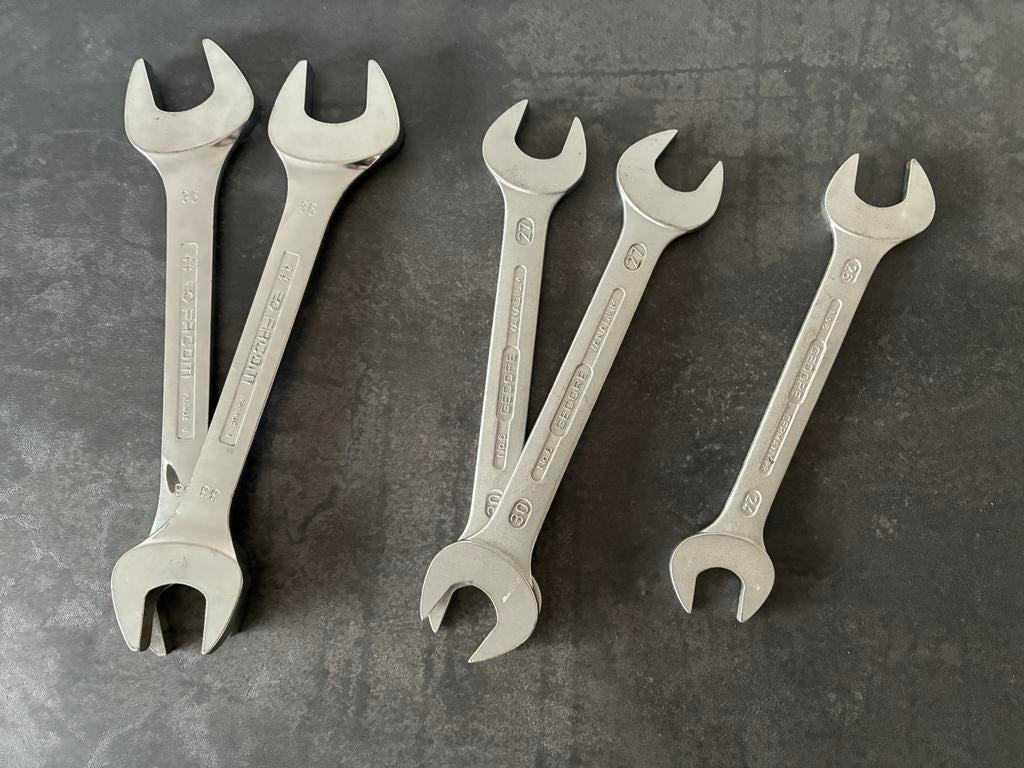 Steeksleutel Facom 33x35 Gedore 27x30 24x26 groot, Ophalen of Verzenden, Zo goed als nieuw