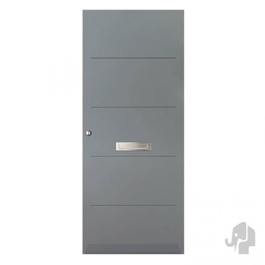 Moderne voordeur in hout | Strak design, Niet ingevuld, 80 tot 100 cm, Niet ingevuld, Nieuw