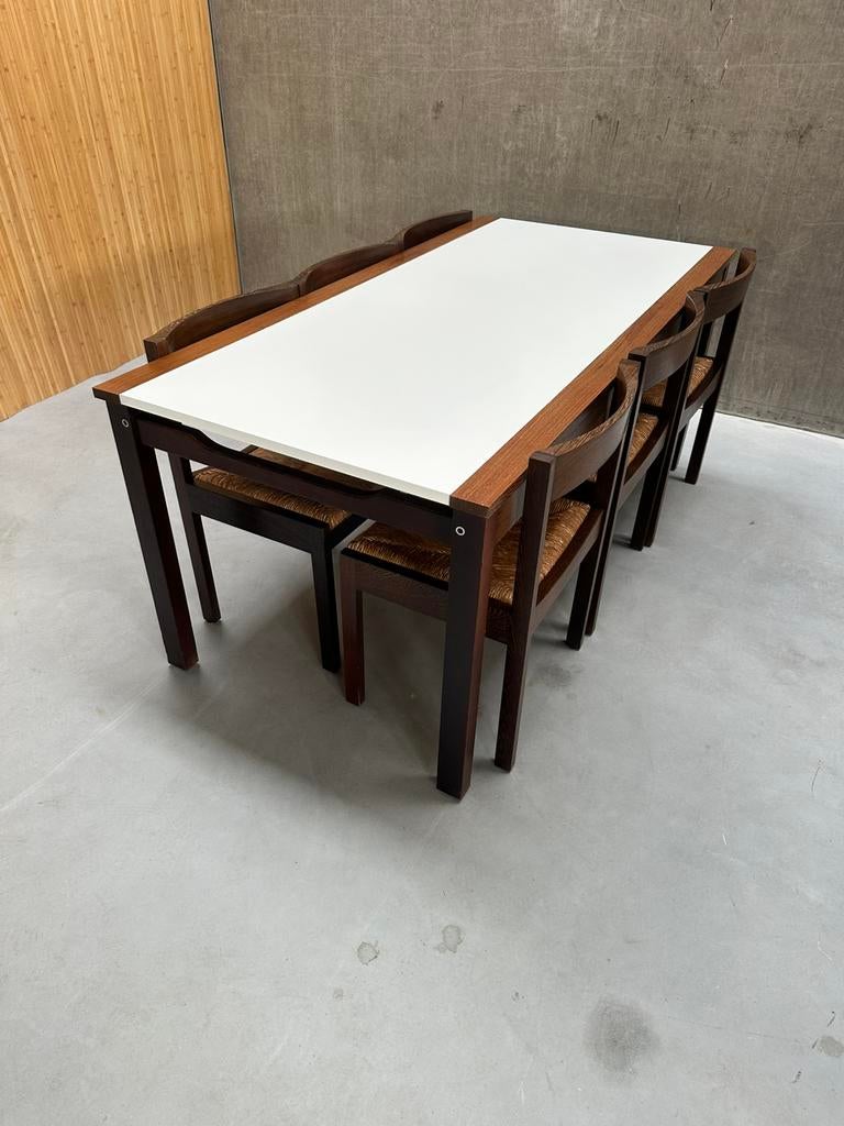 Vintage Wengé eethoek van Pastoe, Ophalen, X, 75 cm of meer, 60 cm of meer