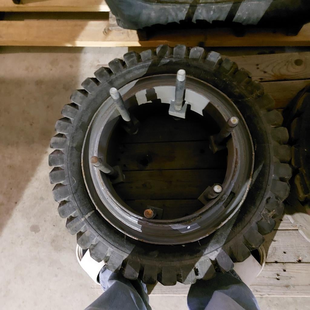 Dubbellucht extra banden voor heftruck, Ophalen of Verzenden