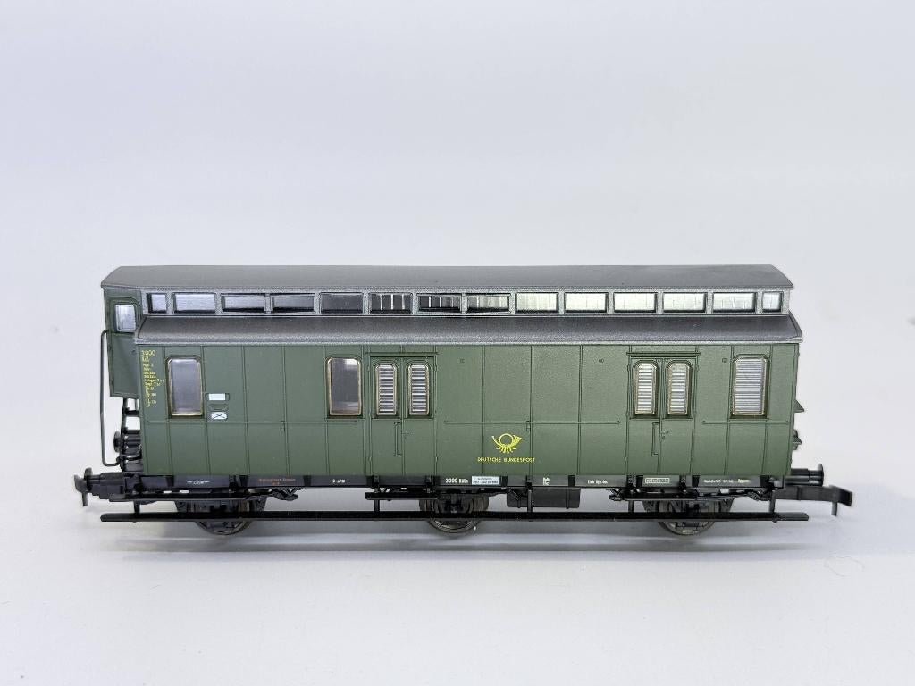 Roco 44208A - 3-assige wagen "Deutsche Bundespost", Hobby en Vrije tijd, Modeltreinen | H0, Zo goed als nieuw, Wagon, Gelijkstroom