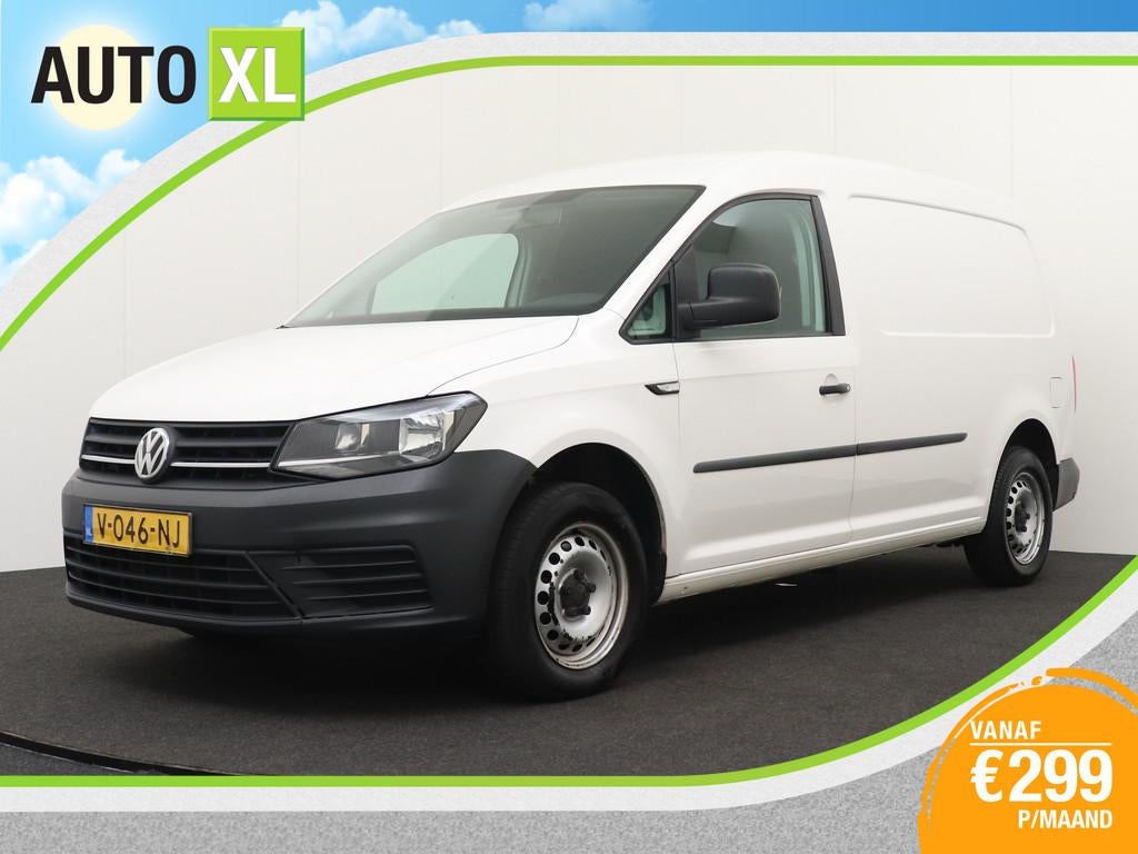 Volkswagen Caddy 2.0 TDI 102 PK Aut. L2H1 Maxi EURO6 Parkass, Stof, Gebruikt, Startonderbreker, Volkswagen