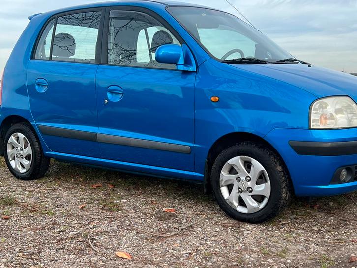 Hyundai Atos 1.1 AUT 2004 Blauw, Auto's, Hyundai, Particulier, Atos, Airbags, Centrale vergrendeling, Elektrische ramen, Radio