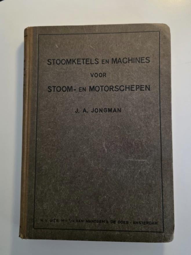 Stoomketels en Machines, Boeken, Gelezen, J.A. Jongman, Ophalen of Verzenden, Overige onderwerpen